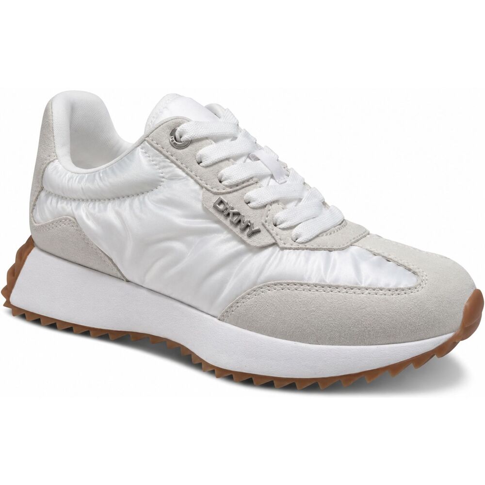 DKNY Naples Puff Lace Up Shoes Puffy Designer Sneakers NWT
